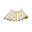 Bridge Pin Set, Ivory with Black Dot (7)