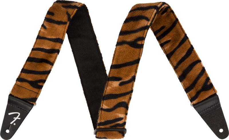 Fender Wild Animal Print Strap, Tiger, 2"