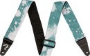 Fender Tie Dye Acid Wash Strap, Teal, 2"