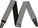 Fender  Houndstooth Jacquard Strap, White, 2"
