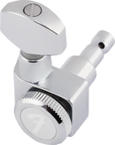 Fender  Locking Stratocaster®/Telecaster® Staggered Tuning Machines (Polished Chrome) (6)