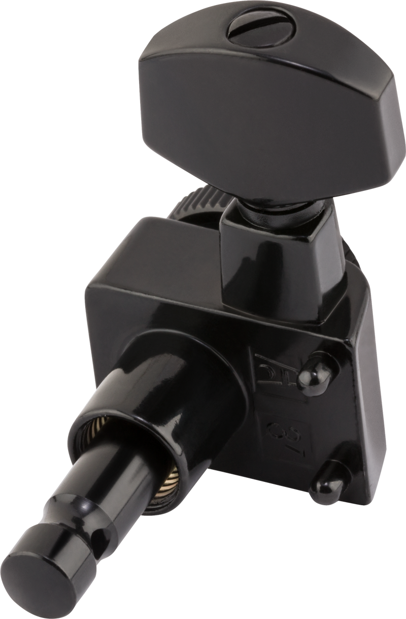 Fender Locking Stratocaster®/Telecaster® Staggered Tuning Machines (Black) (6)
