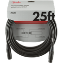Fender® Professional Series Microphone Cable, 25', Black