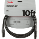 Fender® Professional Series Microphone Cable, 10', Black