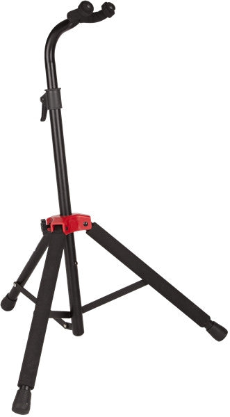 Fender® Deluxe Hanging Guitar Stand, Black/Red
