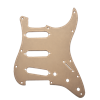 Pickguard, Stratocaster® S/S/S, 11-Hole Mount, Gold Anodized Aluminum, 1-Ply