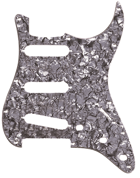 Fender Stratocaster SSS 11-Hole Pick Guard Black Pearl 4-Ply