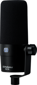 PreSonus® PD-70 Broadcast Dynamic Microphone, Black