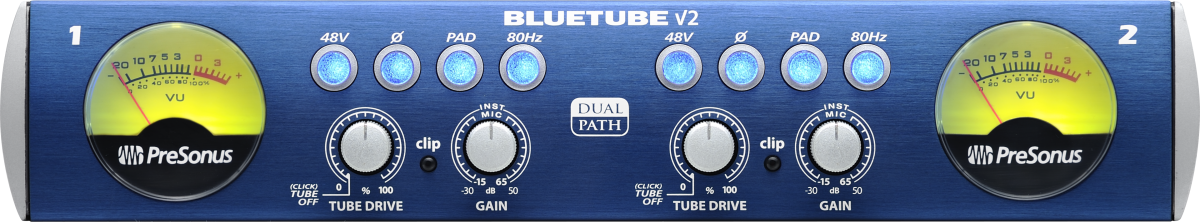 PreSonus® BlueTube DP v2 Microphone Preamp