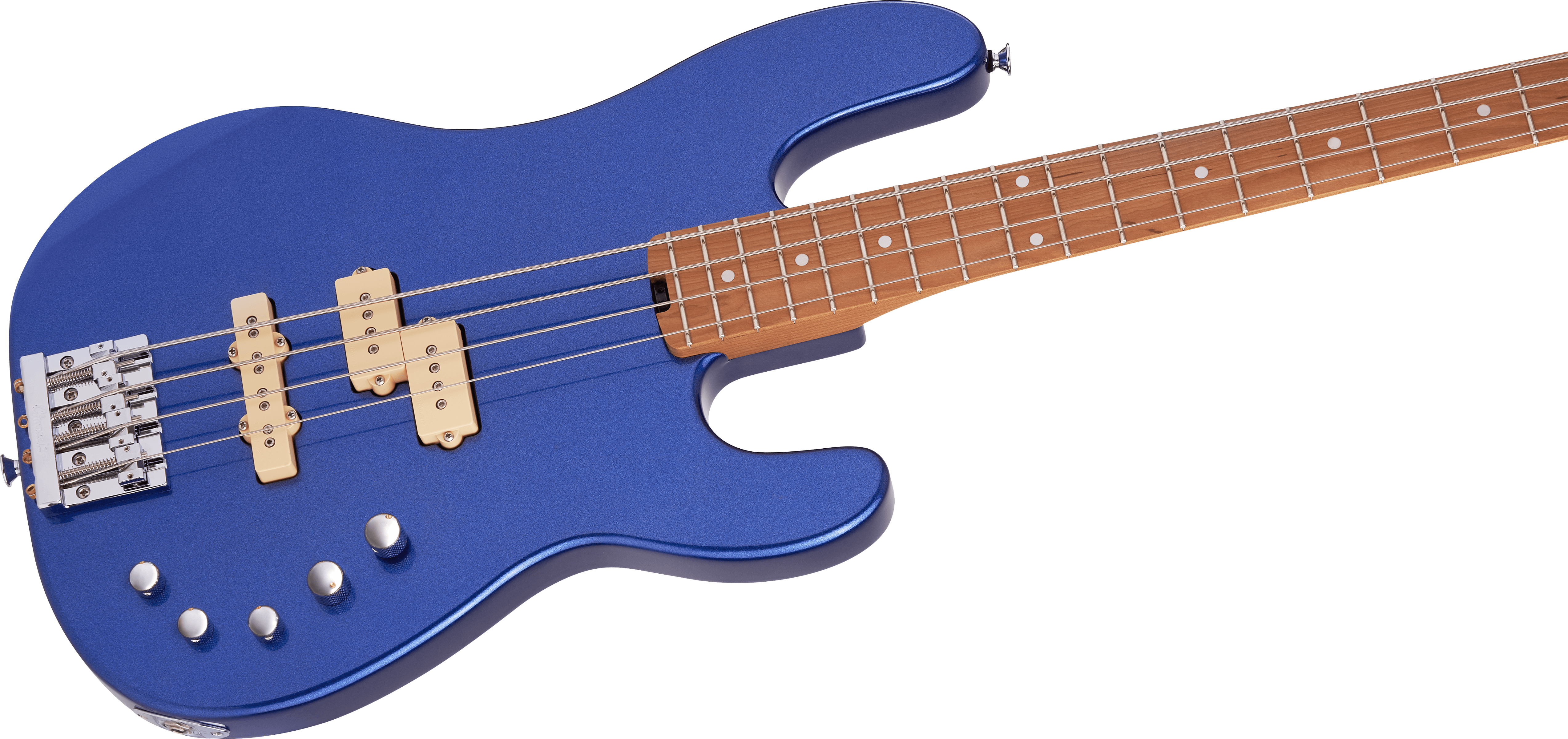 Charvel  Pro-Mod San Dimas® Bass PJ IV, Caramelized Maple Fingerboard, Mystic Blue