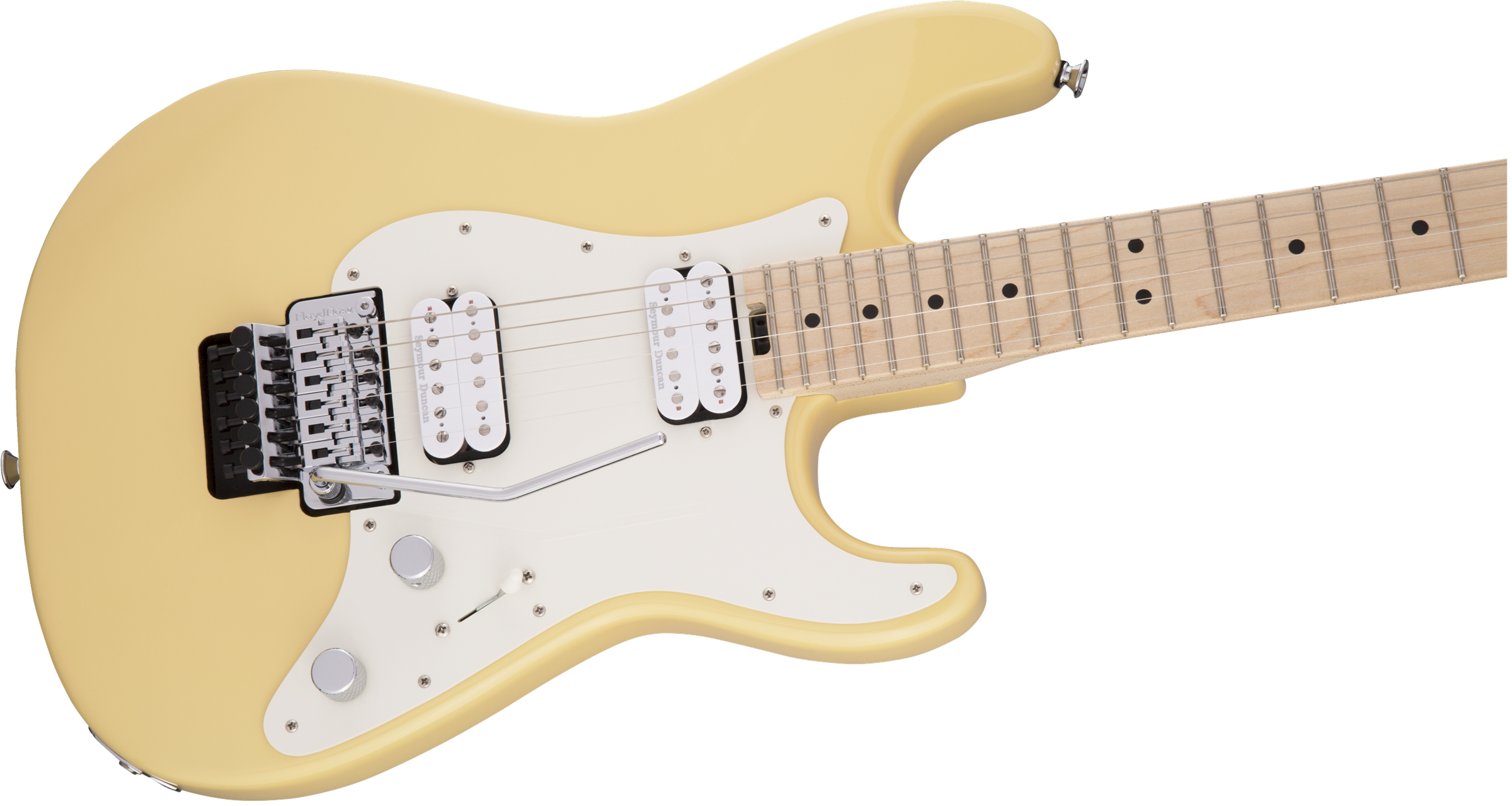 Charvel  Pro-Mod So-Cal Style 1 HH FR M, Maple Fingerboard, Vintage White
