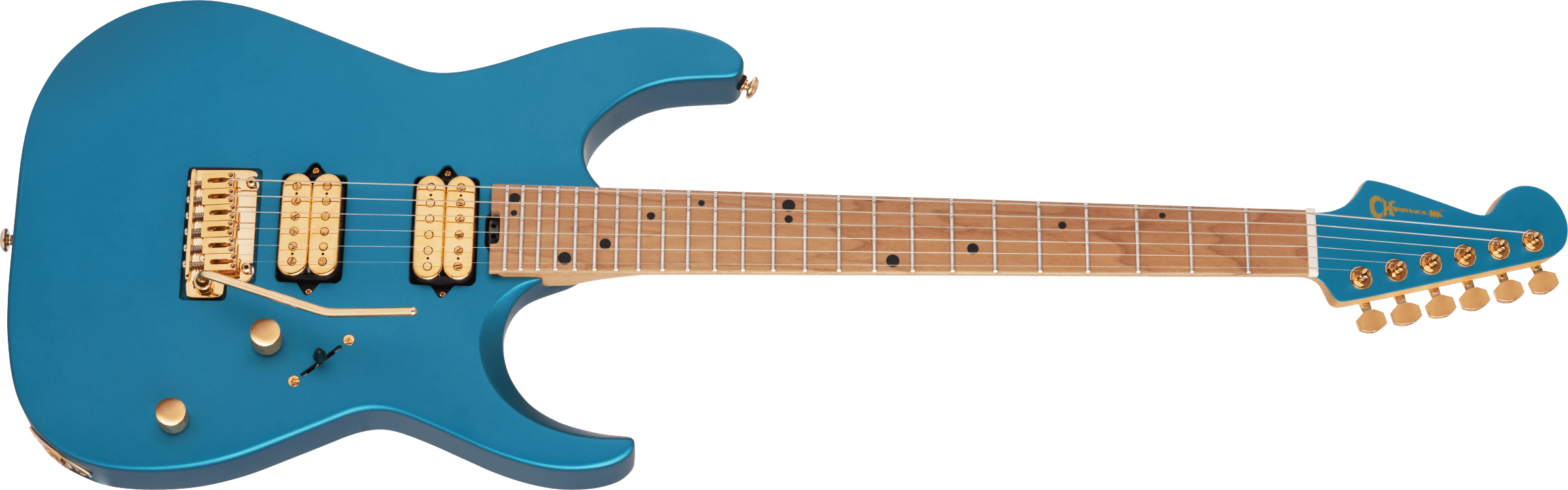 Charvel Angel Vivaldi Signature Pro-Mod DK24-6 Nova - Lucerne Aqua Firemist