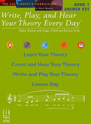 Write, Play, And Hear Your Theory Every Day, Answer Key, Book 1