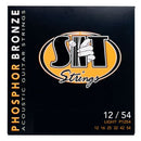 S.I.T. Acoustic Guitar Phosphor Bronze Strings Light P1254