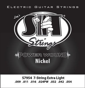 SIT Power Wound Electric Guitar 7 String  .09-.54