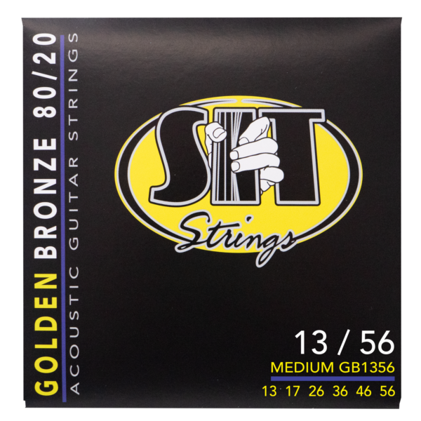S.I.T. Golden Bronze 80/20 Acoustic Gauge  MEDIUM - GB1356