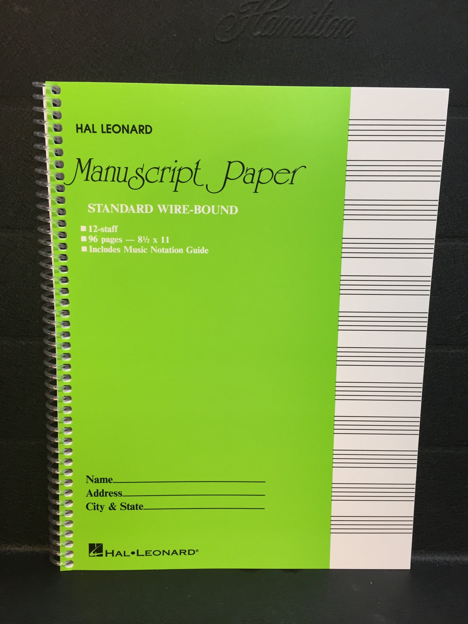 Manuscript Paper