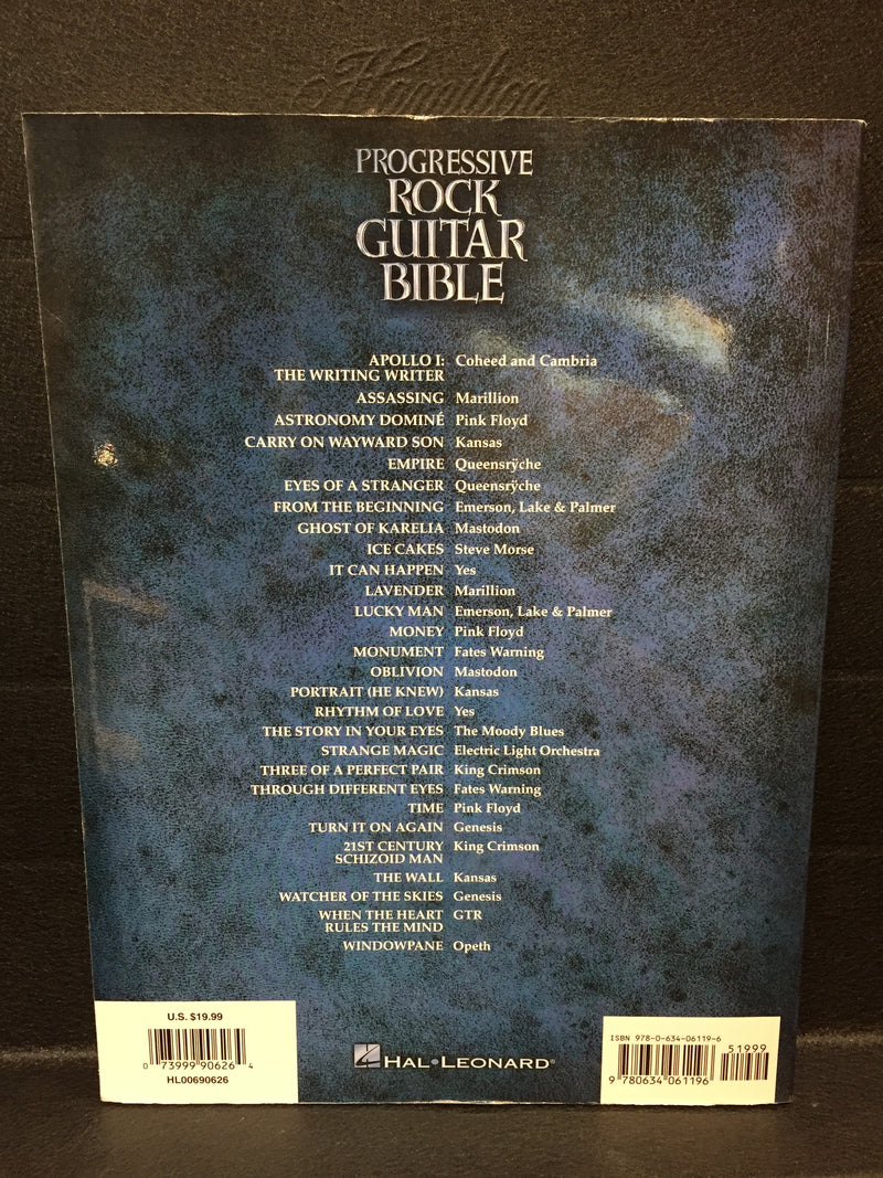 Progressive Rock Guitar Bible