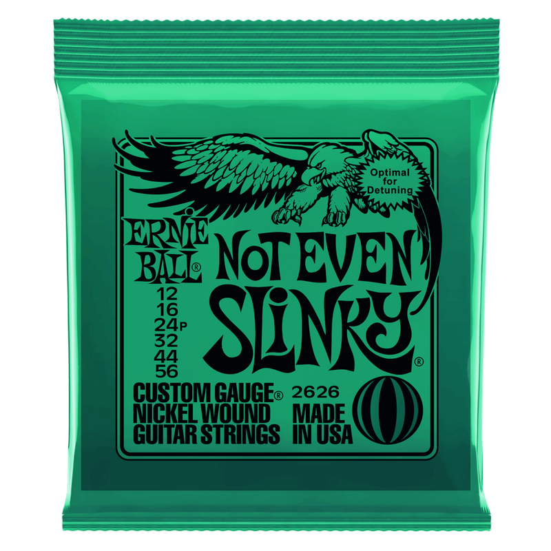 ERNIE BALL NOT EVEN SLINKY NICKEL WOUND ELECTRIC GUITAR STRINGS