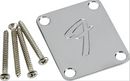 Fender 4-BOLT Vintage-Style F Logo Neck Plate