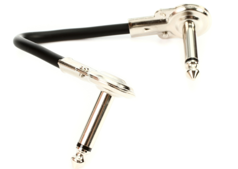 Patch Cable Low-profile Right-angle to Same 6"