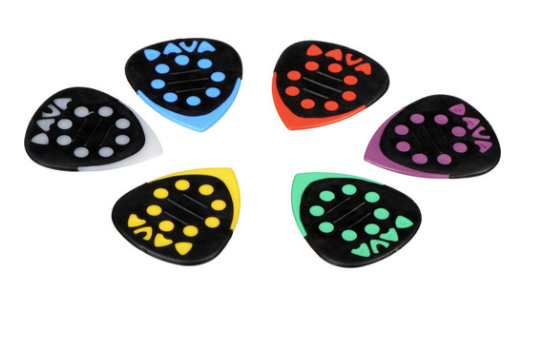 Dava Grip Tips Delrin Medium Assorted Colors 6-Pack