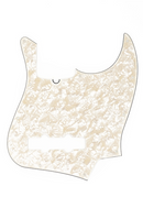 Fender 10-Hole JAZZ BASS® Pick Guard White Moto
