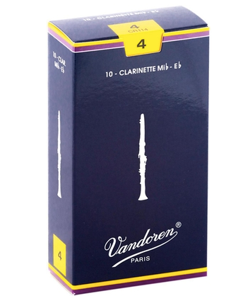 Vandoren V21 Eb Clarinet Reeds Strength 4 Box of 10
