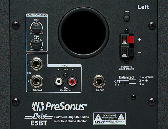 PreSonus® Eris® E5 BT Studio Monitor, Black