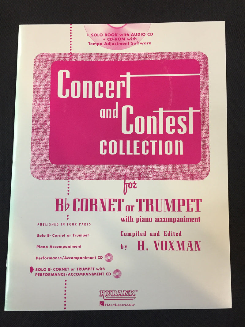 Concert And Contest CollectionFor Bb Trumpet Or Cornet With Piano Accompaniment