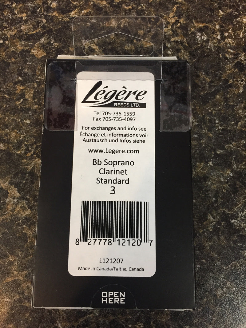 Legere Clarinet Reed Size 3
