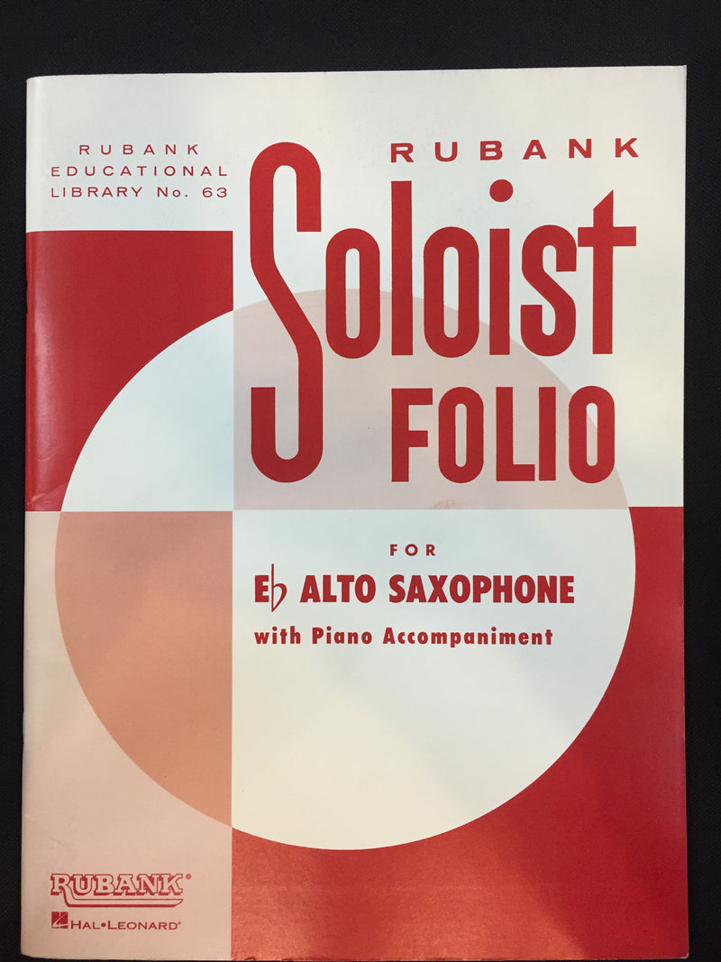 Rubank Soloist Folio For Eb Alto Saxophone