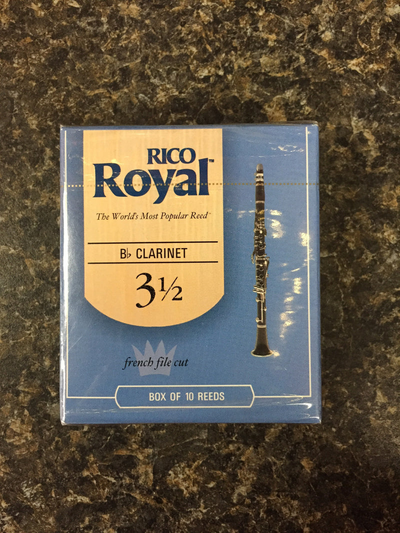 Rico Royal French Cut Clarinet Reed 3.5 box 10
